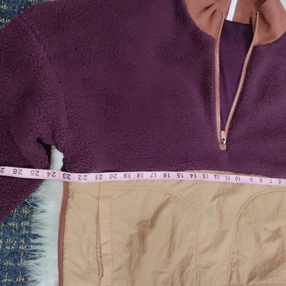 NWOT Fabletics Mallory Fleece Pullover Half Zip Top XL - Picture 10 of 11